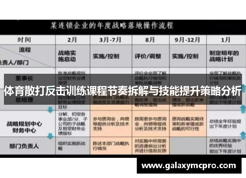 体育散打反击训练课程节奏拆解与技能提升策略分析